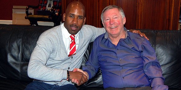 Spoony with Sir Alex Ferguson