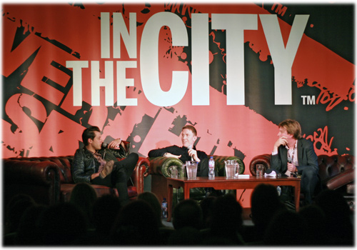 Mark Ronson and Mike Smith in conversation at In The City