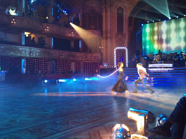 Kara Tointon and Artem Chigvintsev in the Strictly dress rehearsals