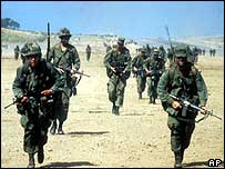 US troops in Grenada in 1983