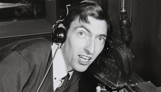 Keith Skues at the BBC for the original recordings of Parsley Sidings