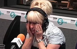 Barbara Windsor gets emotional on BBC Radio 5Live