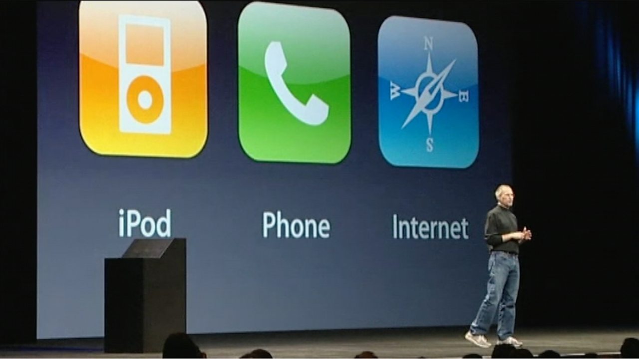 First Apple iPhone launched, 2007