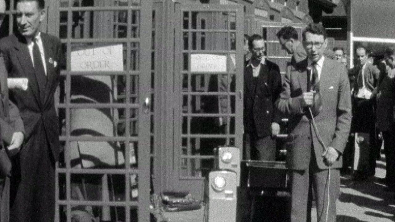 Trunk call phone boxes, 1959