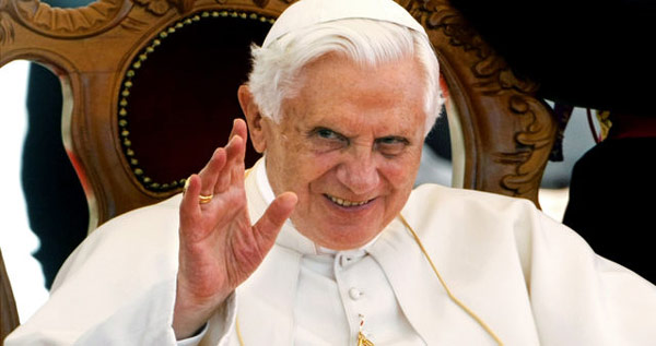 Pope Benedict XVI during his visit to London in September 2010.