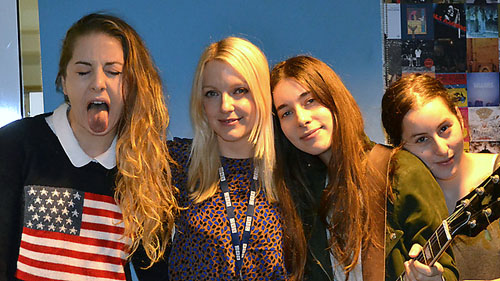 Haim with Lauren Laverne