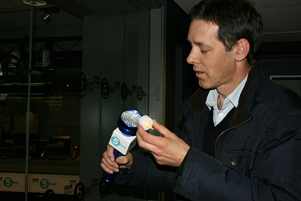 Andrew Fletcher and the broken 5 live torch