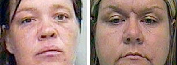 Vanessa George and Angela Allen mugshots