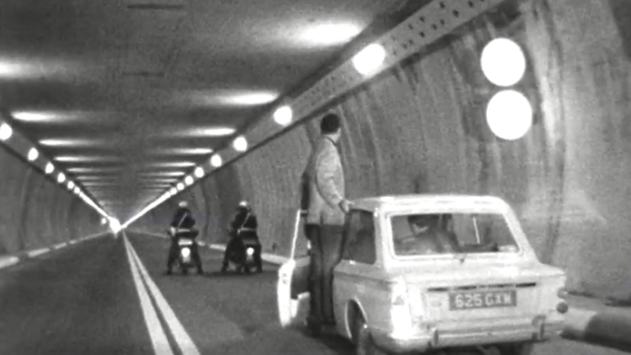 Switzerland-Italy tunnel, 1964