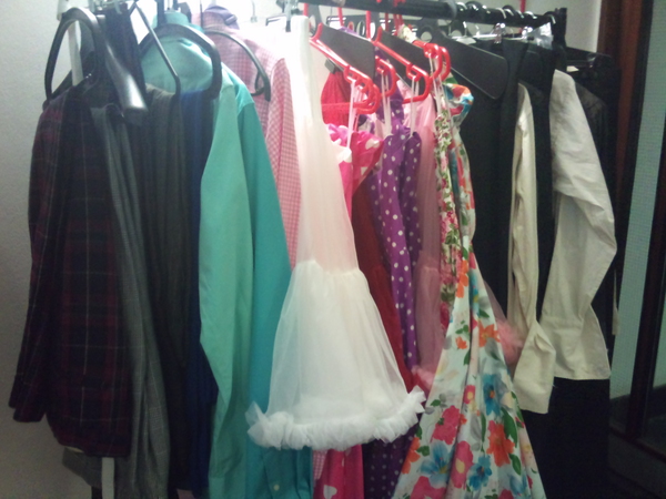 Some of our spooky costumes for the Strictly Halloween special
