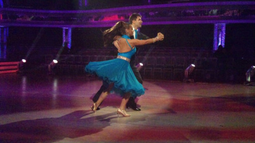 Chelsee Healey and Pasha Kovalev dancing.