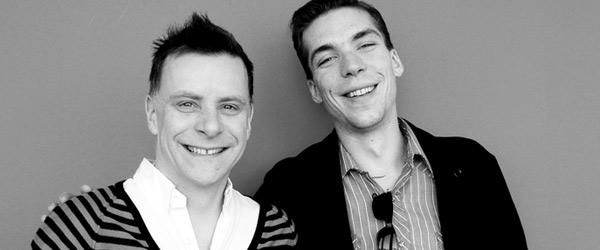 Ricky with Justin Townes Earle, January 2009