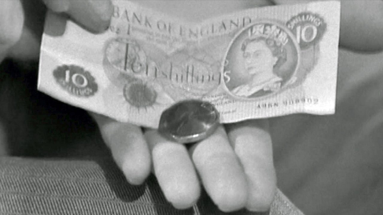 The new 50p coin, 1969