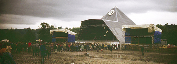 Glastonbury's Pyramid Stage - by Duncan McMillan