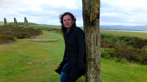pianist Ewa Kupiec at the Ring of Brodgar