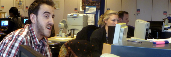 Andy and the 5 live Drive team