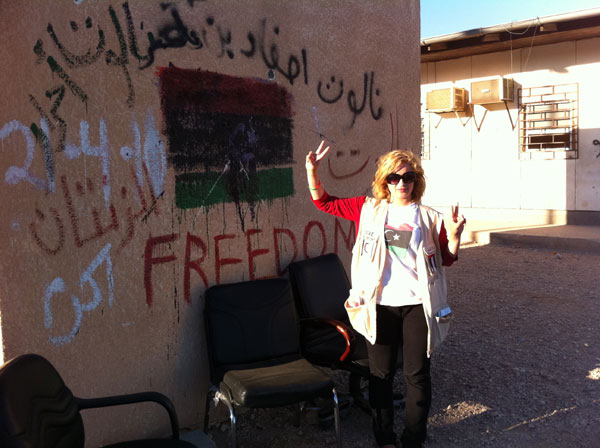 Hana taken at the Dhaiba-Wazin border at the beginning of May