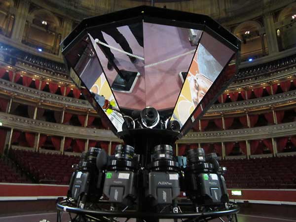 Photo of the experimental panoramic camera