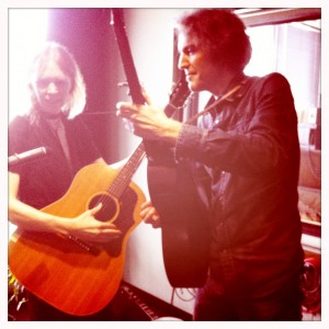 Gillian Welch and Dave Rawlings in the studio, Nashville, 2011