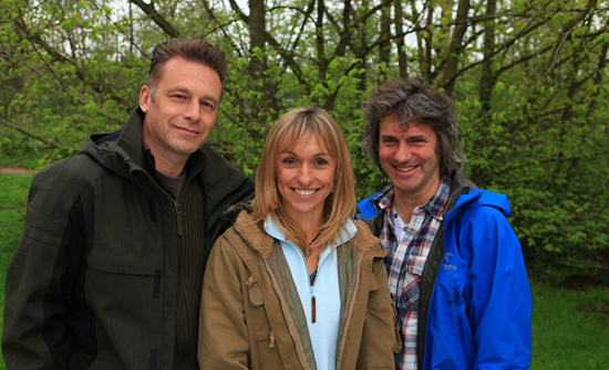 Springwatch presenters 2012: Chris Packham, Michaela Strachan and Martin Hughes-Games