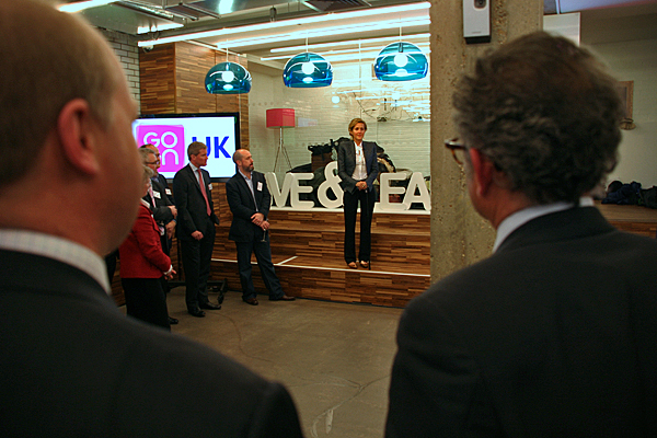 UK Digital Champion Martha Lane Fox introduced the Go On UK launch event on Monday 23 April 2012.