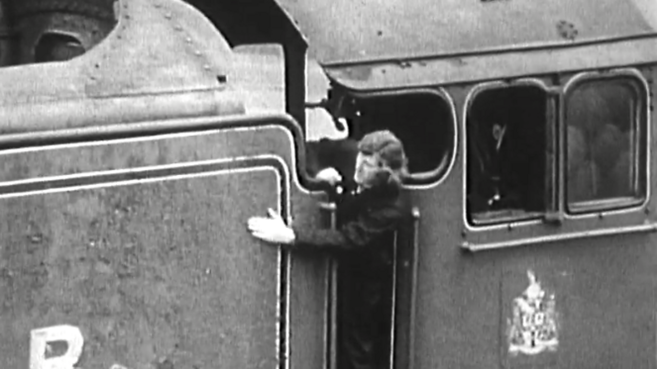 Cleaning the Flying Scotsman, 1973