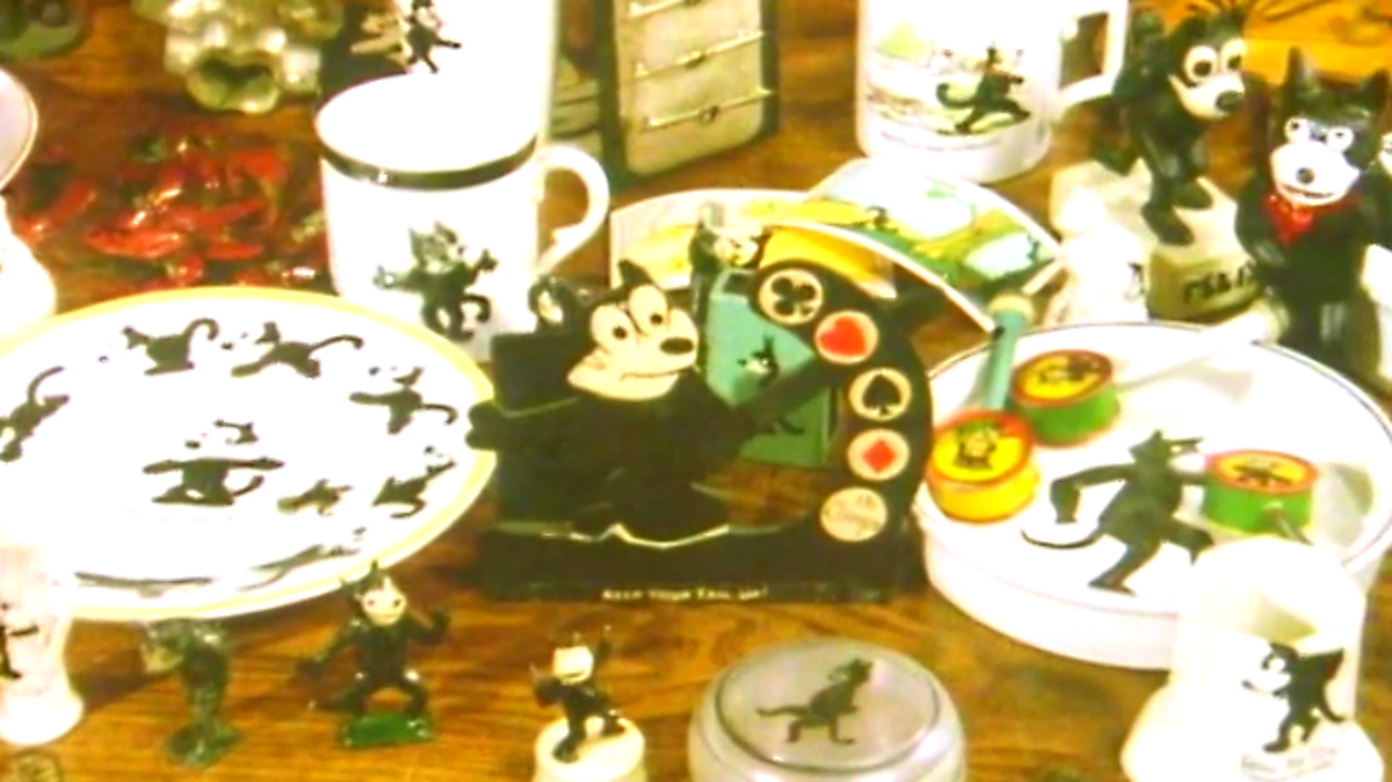 Cat memorabilia collector, 1983