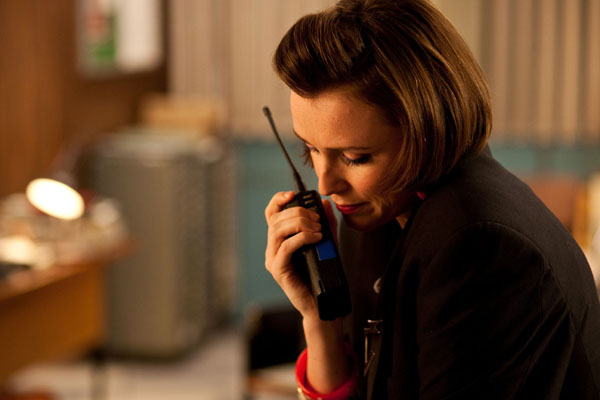 Keeley Hawes as Detective Inspector Alex Drake in Ashes To Ashes, a programme also shown on the BBC HD channel