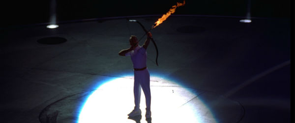 Antoni Rebello who shot an arrow into the Barcelona night sky in 1992