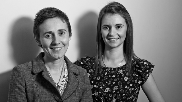 Sandra with Claire Mullan, BBC Performing Arts Fund Dance Fellow 2011