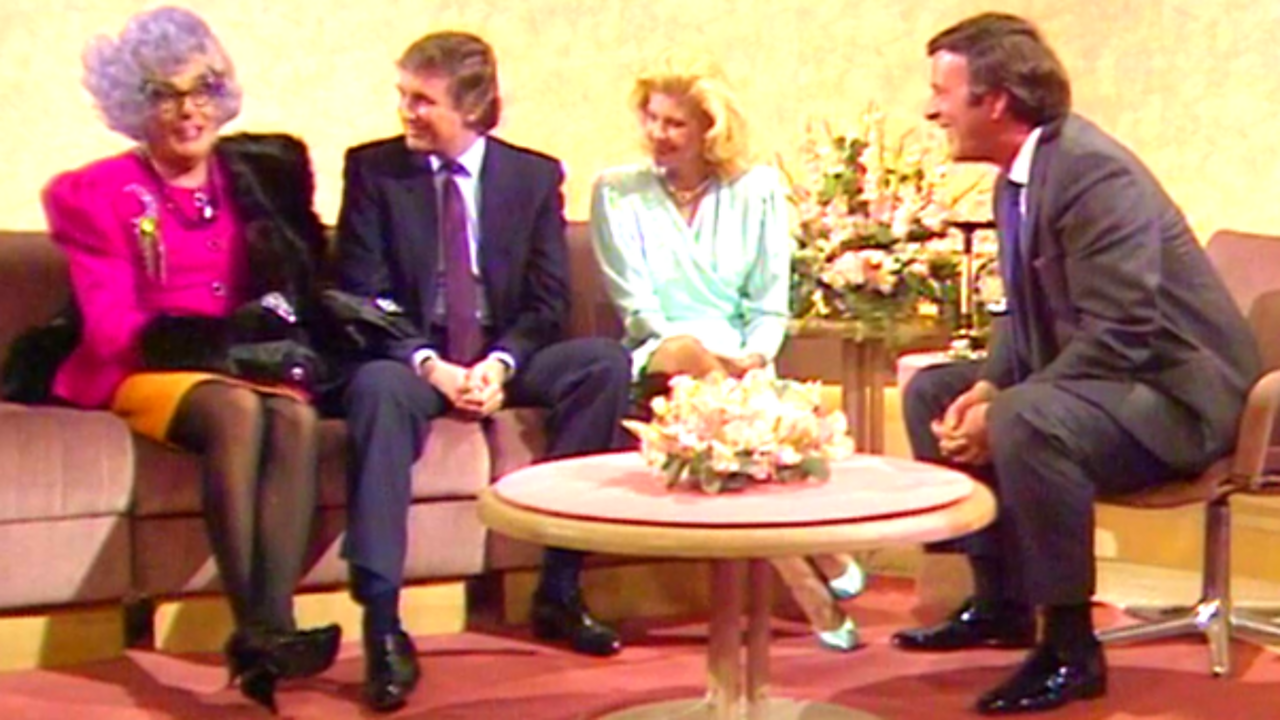Donald Trump and Dame Edna, 1988