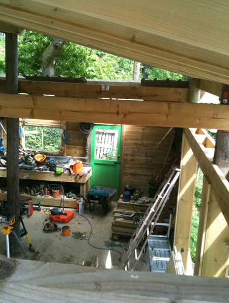 Springwatch studio at Ynys-hir