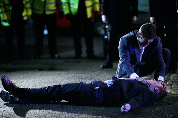 Charlie Clements (Bradley) and Scott Maslen (Jack)