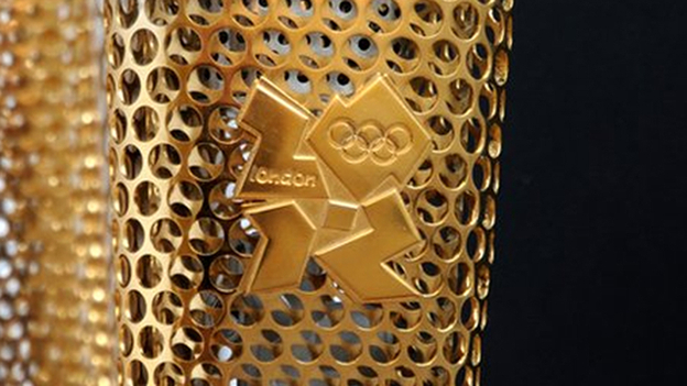 The Olympics 2012 torch
