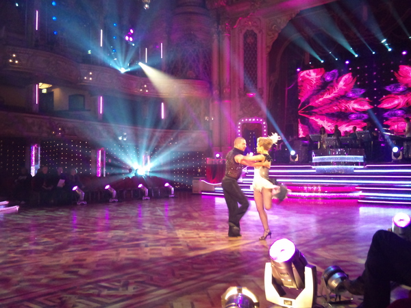 Patsy Kensit and Robin Windsor in the Strictly Come Dancing dress rehearsal in Blackpool 
