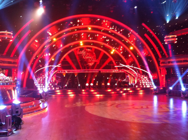The dancefloor is ready for rehearsals