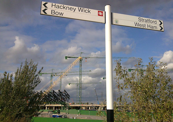 Signage for Olympics 2012 London