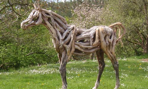 Horse sculpture