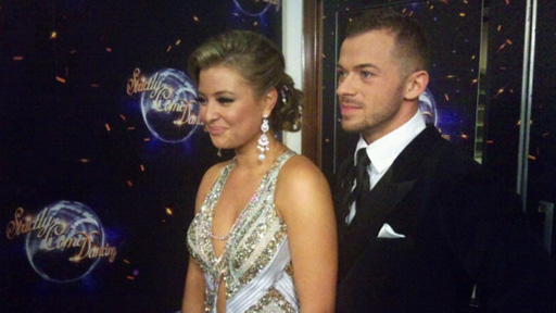 Holly and Artem after their dance.