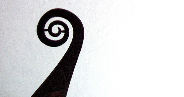 The prow of the Oseberg Viking ship, which was built in around 815-820 A.D.