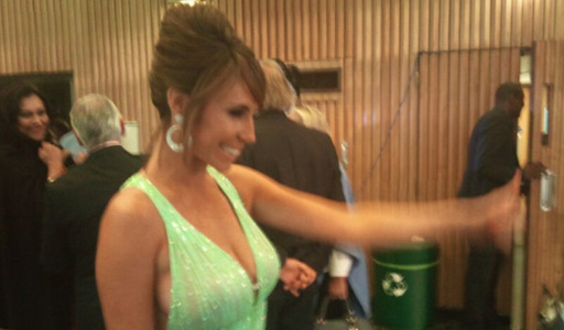 Alex Jones hitting the red carpet.