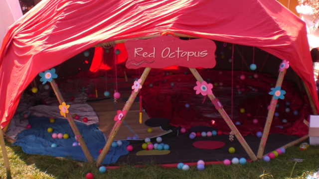 The Red Octopus tent