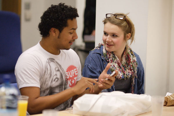 Devon Anderson (Billie) and Melissa Suffield (Lucy)