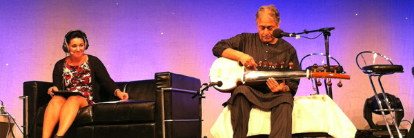 Amjad Ali Khan performing with his Sarod.