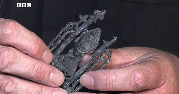 Archbishop Vincent Nichols' pilgrim badge