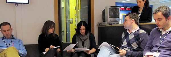 The 8.30am output editors meeting