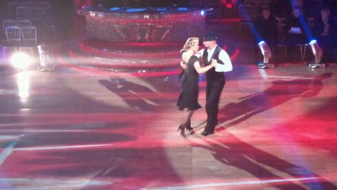Patsy Kensit and Robin Windsor in the Strictly Come Dancing dress rehearsal