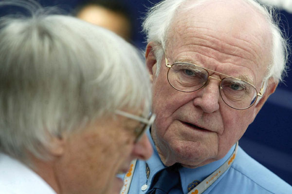 Sid Watkins and Bernie Ecclestone