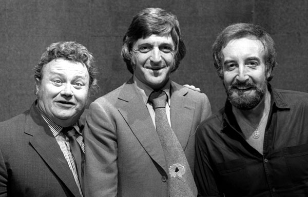 Harry Secombe, Michael Parkinson and Peter Sellers on Parkinson in 1972