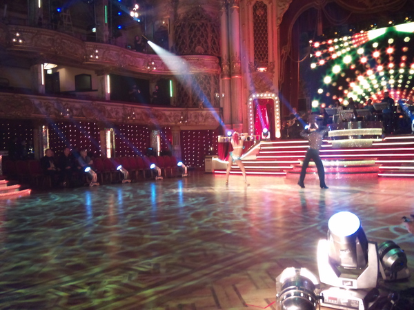 Matt Baker and Aliona Vilani in the Strictly Come Dancing dress rehearsal